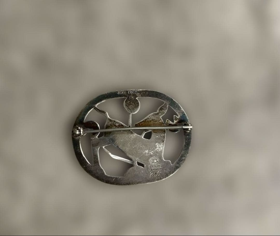 ジョージジェンセン　鹿ブローチ