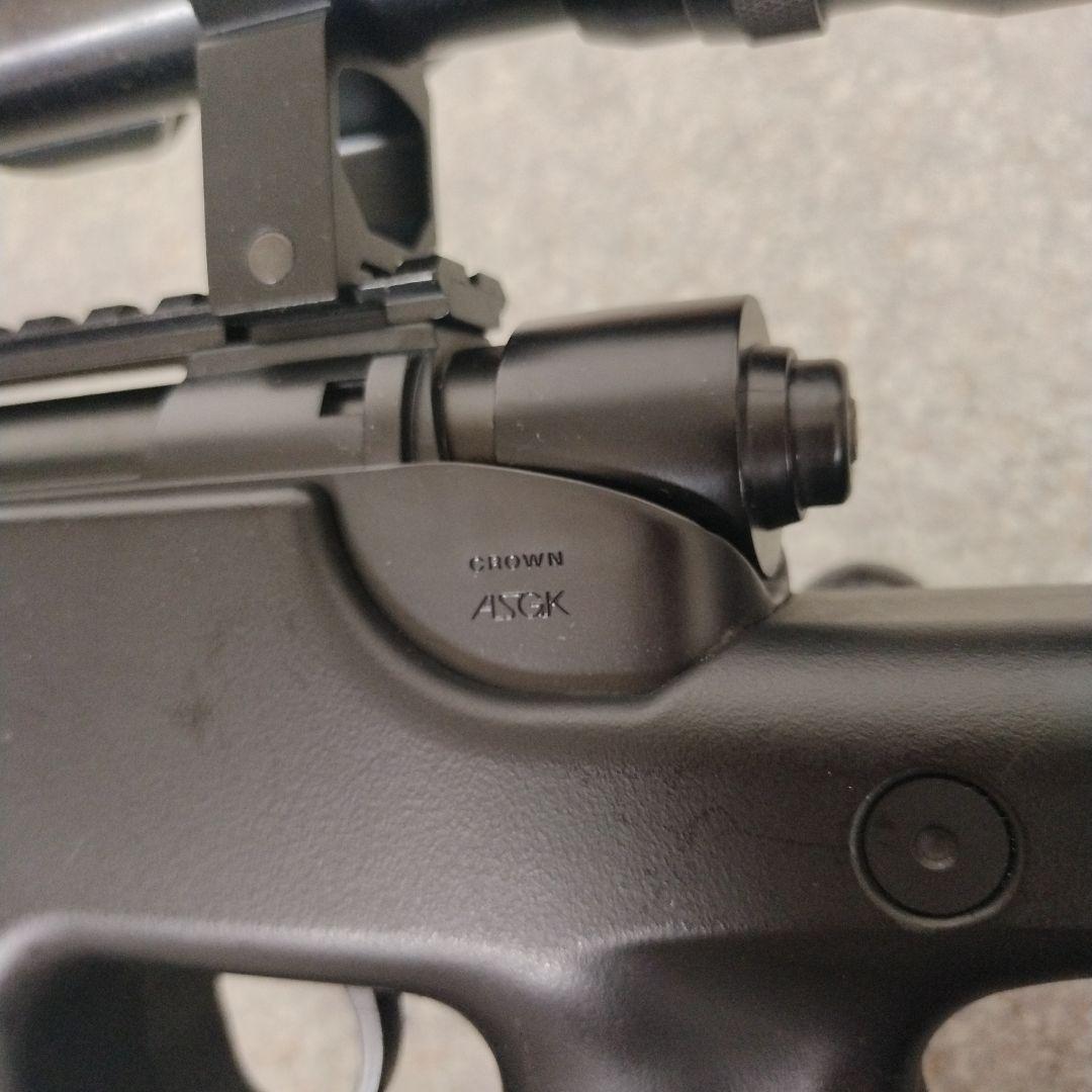 クラウン　スナイパーライフル ブラック スコープ付きASGK
