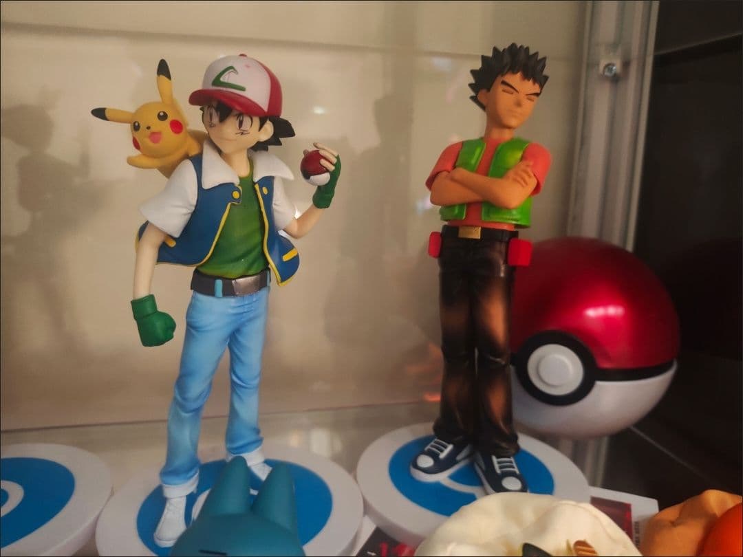 3枚 サトシとミスティ フィギュア 18cm