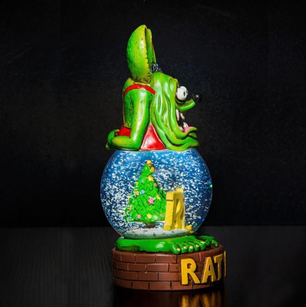 横浜 ホットロッドカスタムショー2025 限定 ラットフィンク スノーグローブ