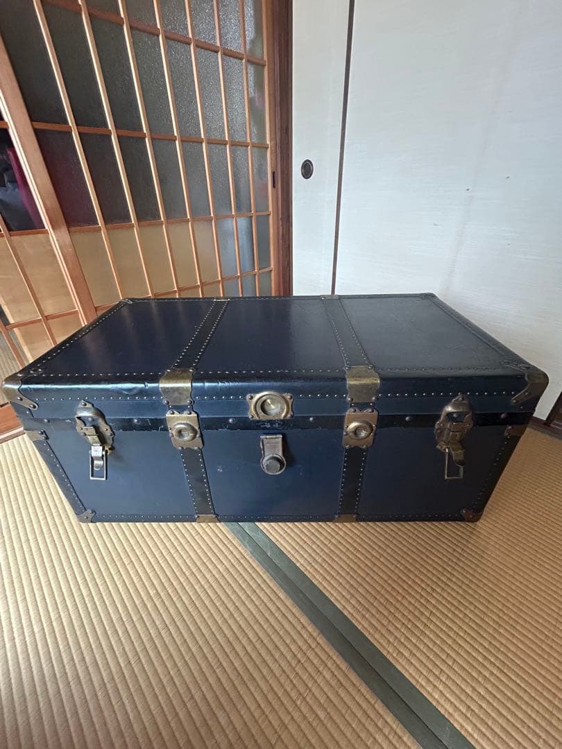 トランク　アンティーク　衣装ケース