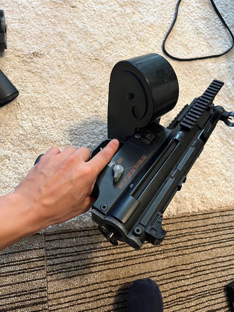 電動ガン mp5kドラムマガジン付き