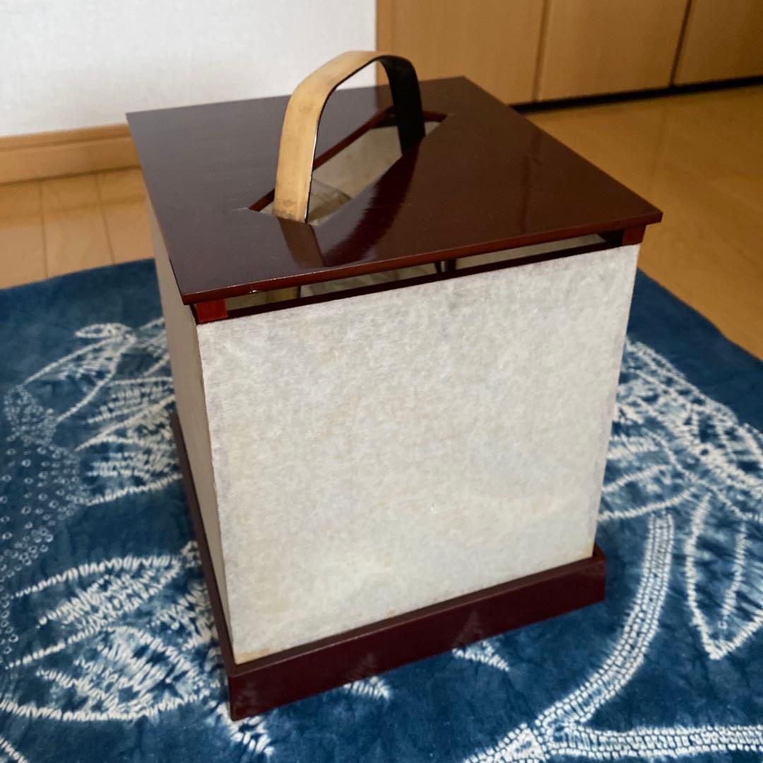 ¥25,000からお値下げ中　平安　表雲造　漆塗　露地行燈　夜咄道具