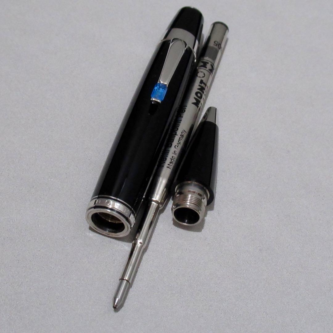 モンブラン ボールペン ボエム プラチナ色 ブルー 5795