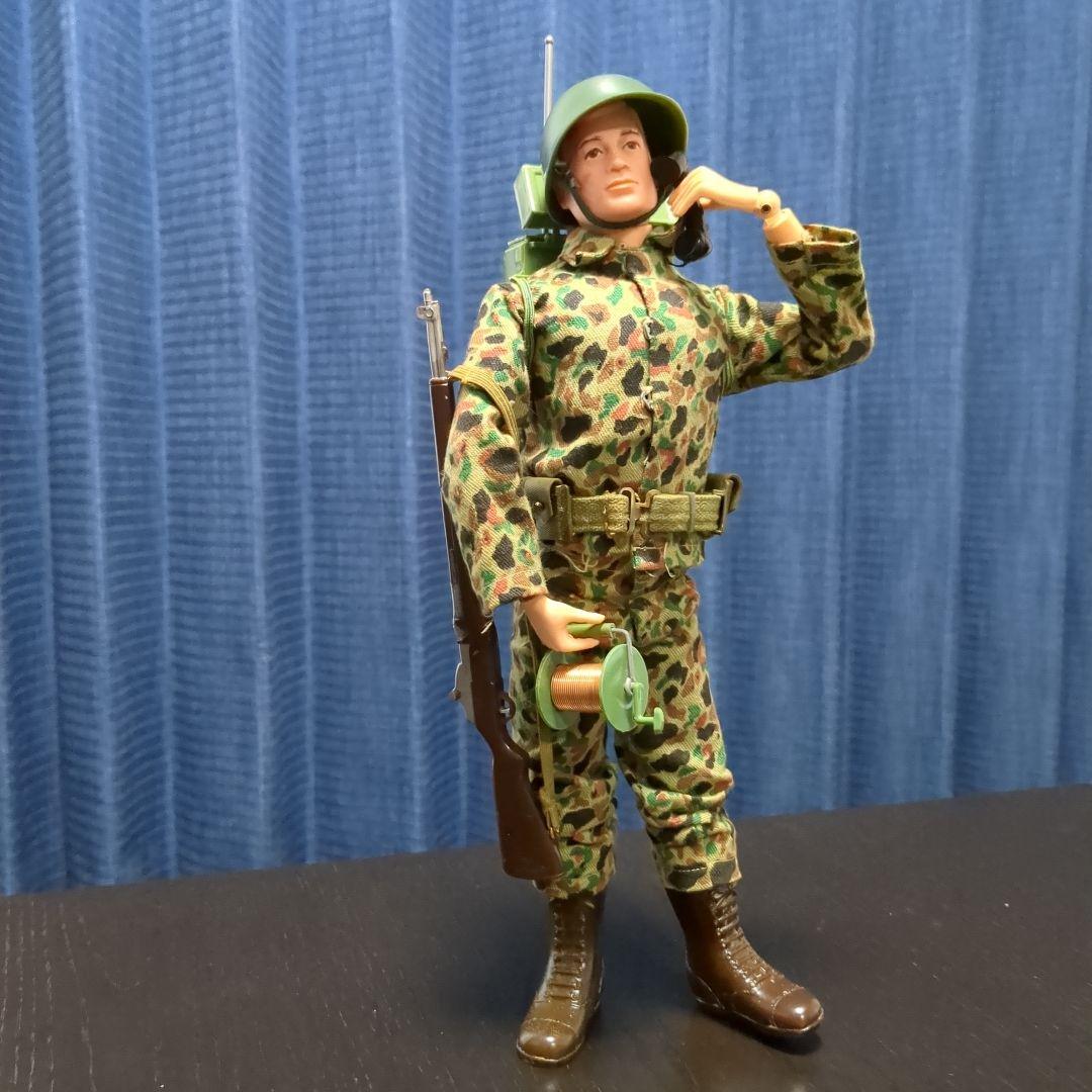 60年代ハスブロ　GIJOE （giジョー）箱付き 通信器　背嚢　ポンチョなど