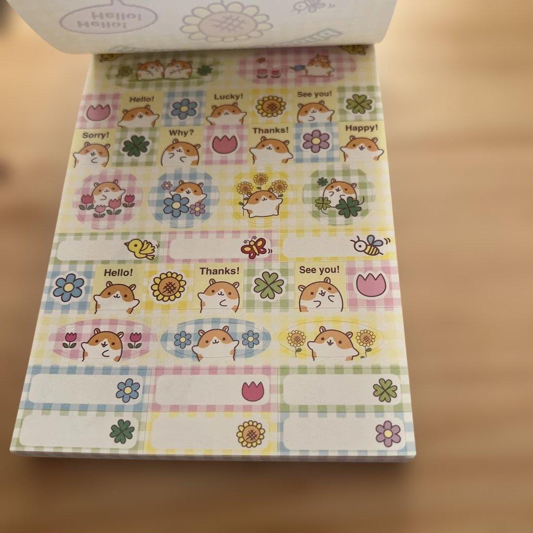 ハムスターメモ帳　2個