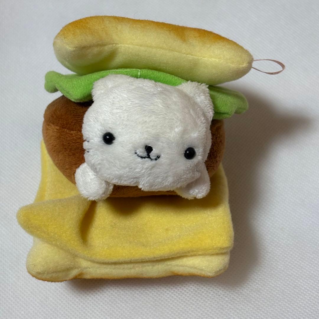 【レア】にゃんにゃんにゃんこ　ハンバーガーセット　ぬいぐるみ