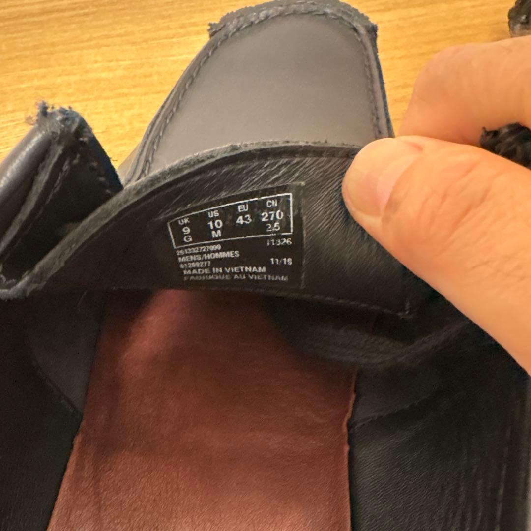 クラークス　Natalie/メンズ ナタリー（ブラックレザー）