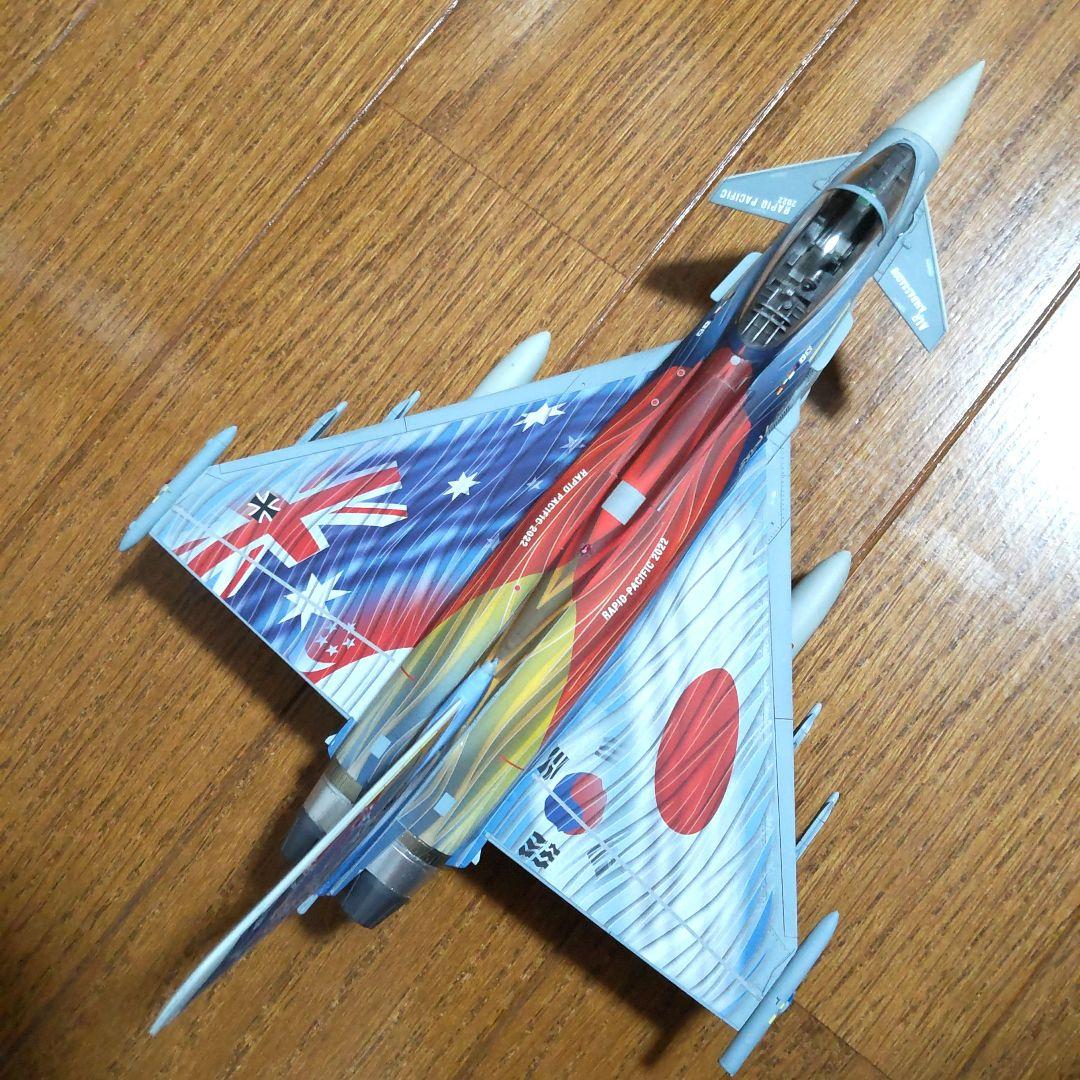 戦闘機プラモデル完成品1/72ハセガワ ユーロファイタータイフーン