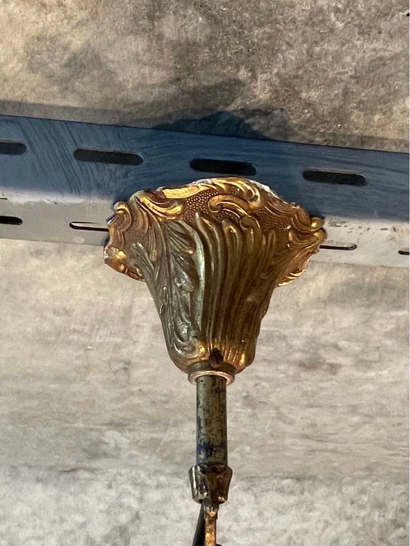 最安値！4a. フランス アンティーク シャンデリア 4灯 キャンドル