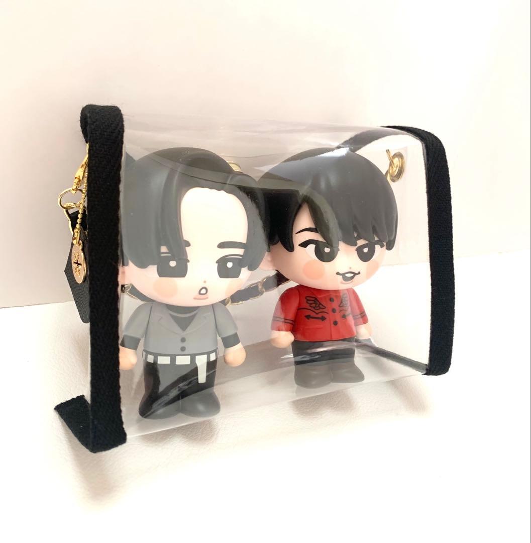 Man ON すのチルソフビポーチ 9色　雪の結晶チャーム付き