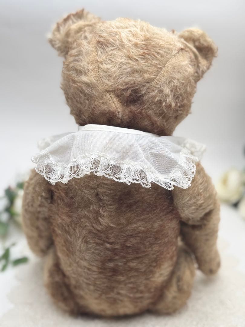 ち*ら様 ハーマン■1930's～1950'sアンティーク大型ベア54cm■HE