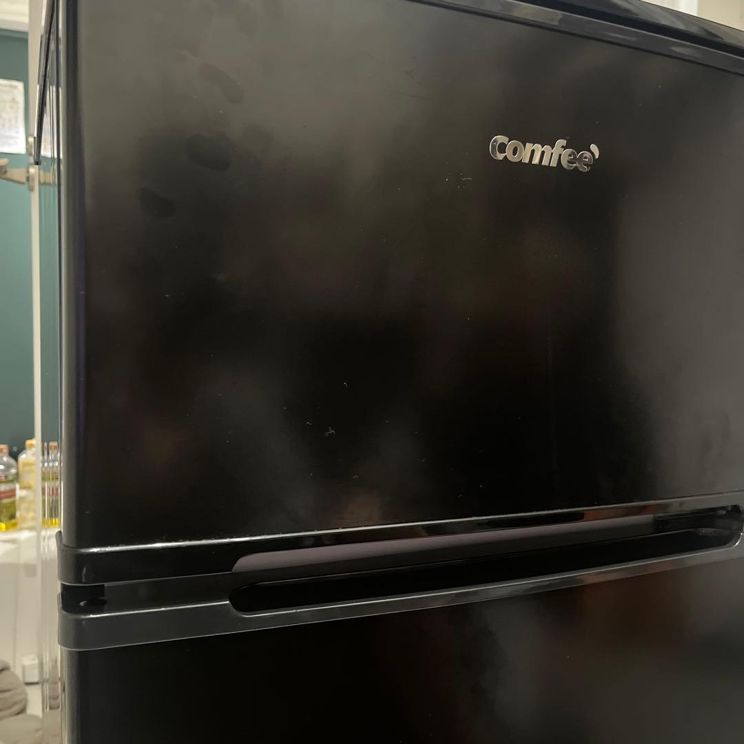 Comfee 冷蔵庫 2ドア 黒