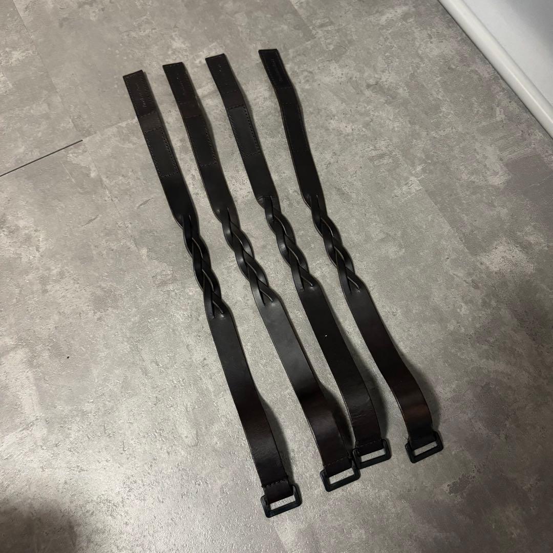 hxo テーブル モジュラーテーブル knotless knot レザーベルト