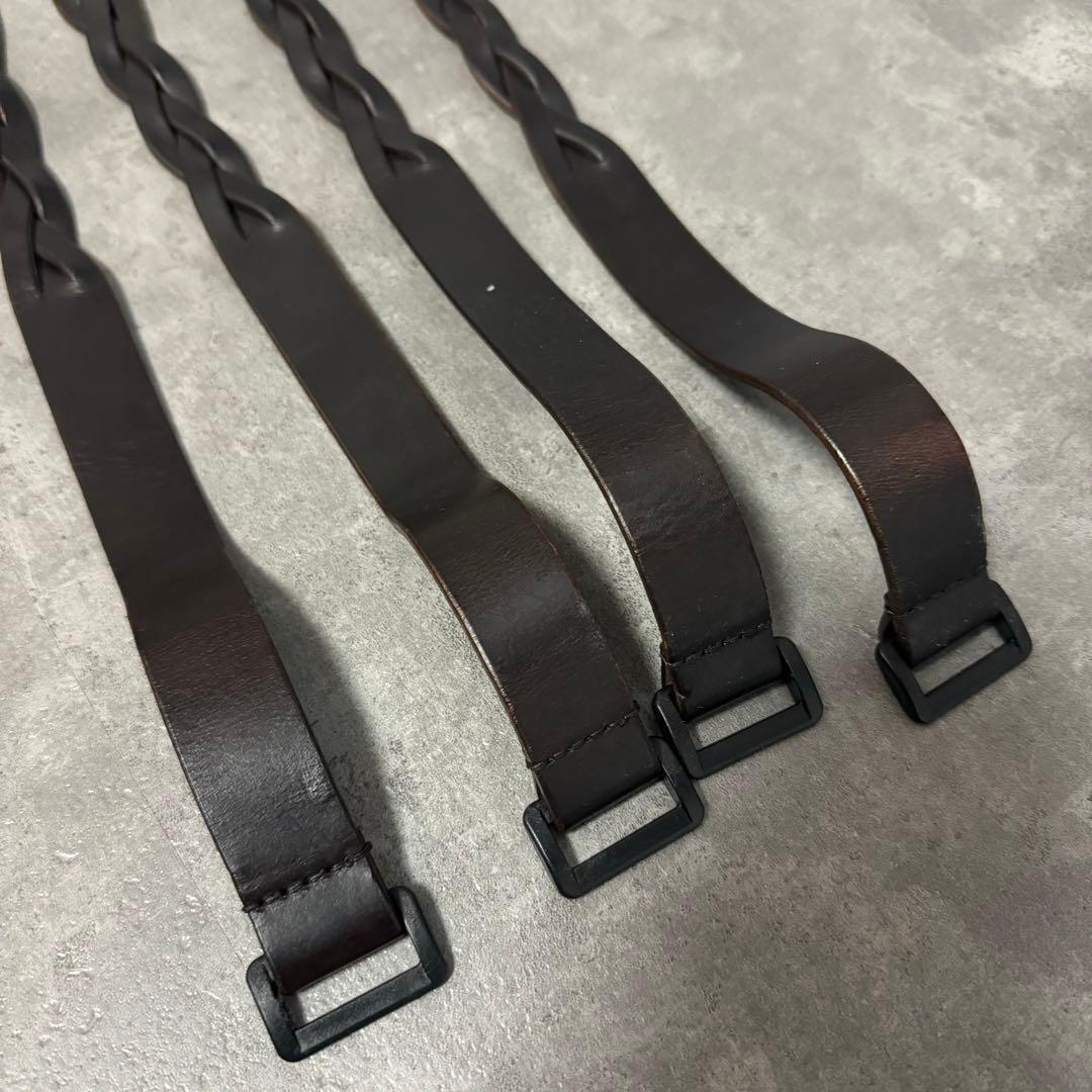 hxo テーブル モジュラーテーブル knotless knot レザーベルト