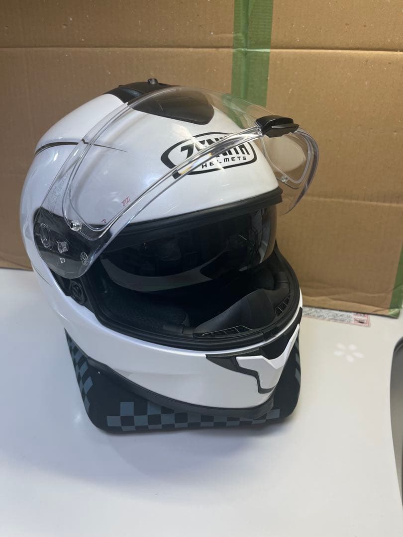 たこち　ヤマハ フルフェイスヘルメット パールホワイト　Ｌサイズ