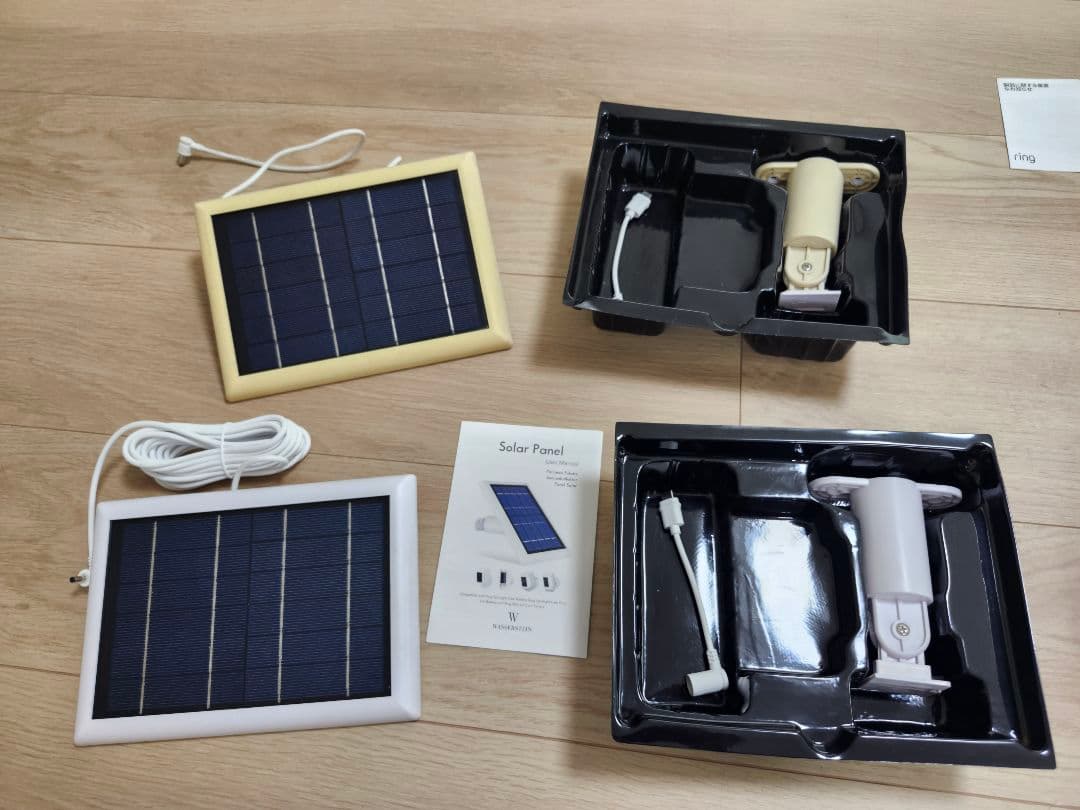 防犯カメラ Ring Stick Up Cam Battery& Solar Panel