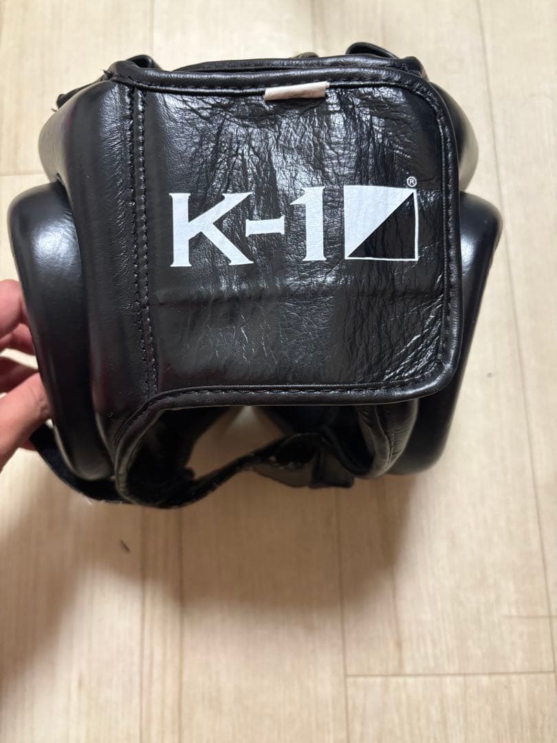K-1アマチュア　ヒョウ柄 ボクシンググローブ ヘッドギアセット