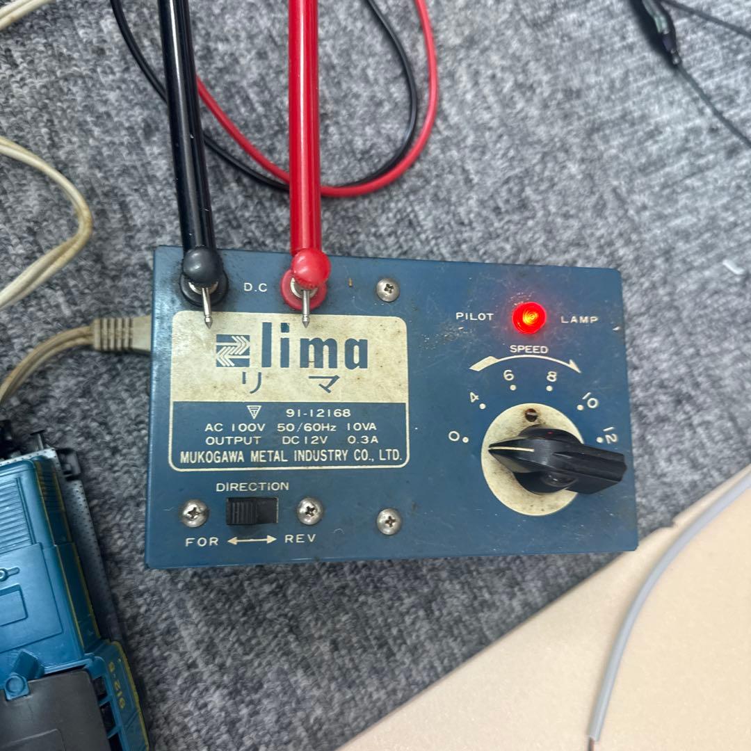 リマ製　赤い電気機関車 HOスケール パンタグラフ付き