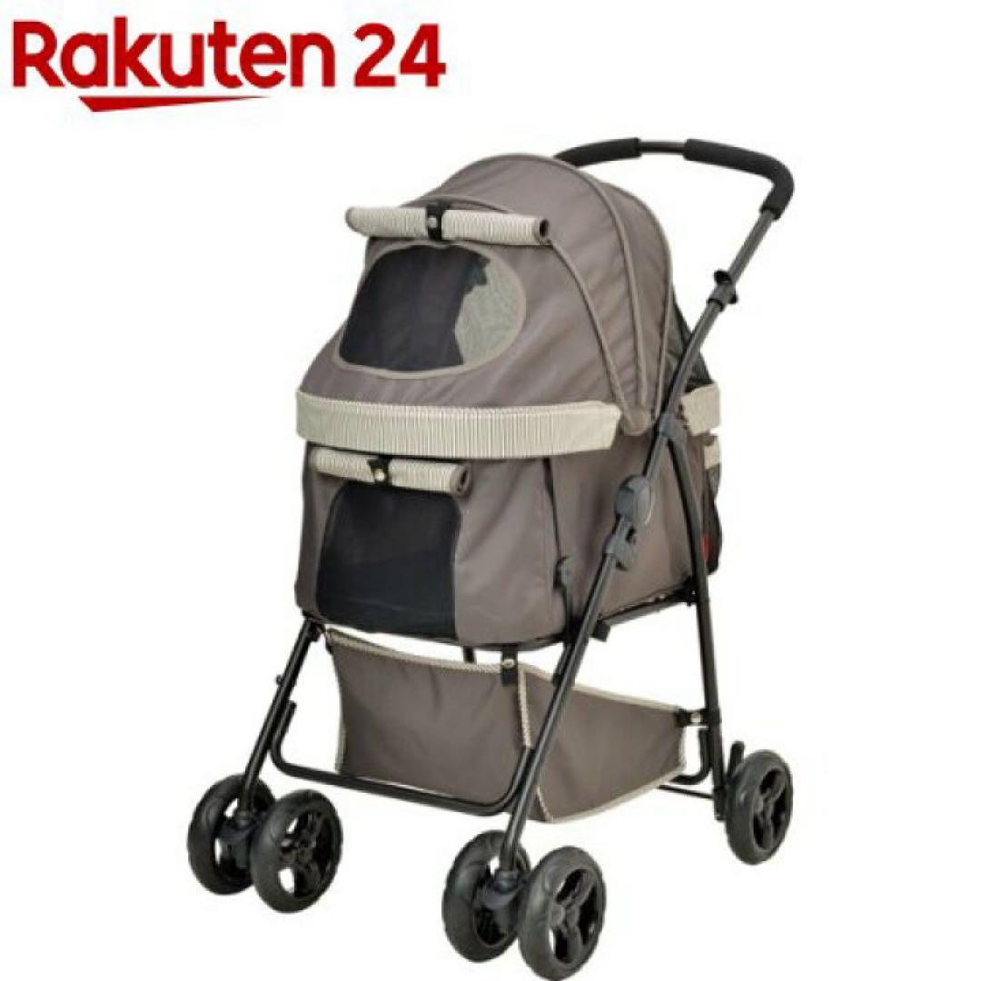 GEX 多頭用DX plus-N ペットカート ストライプグリーン