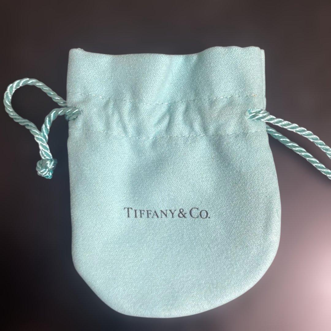 Tiffany オープンハートフープピアス
