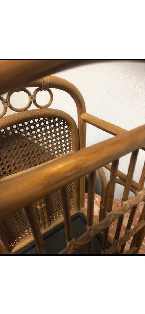 ヴィンテージ ラタン家具♦️傘立てや長物の収納に♦️送料込