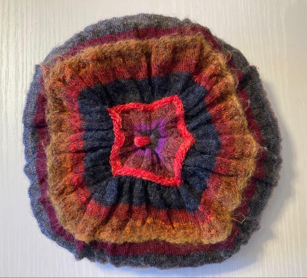 佐藤繊維　M&KYOKO ニット帽　帽子　リバーシブル