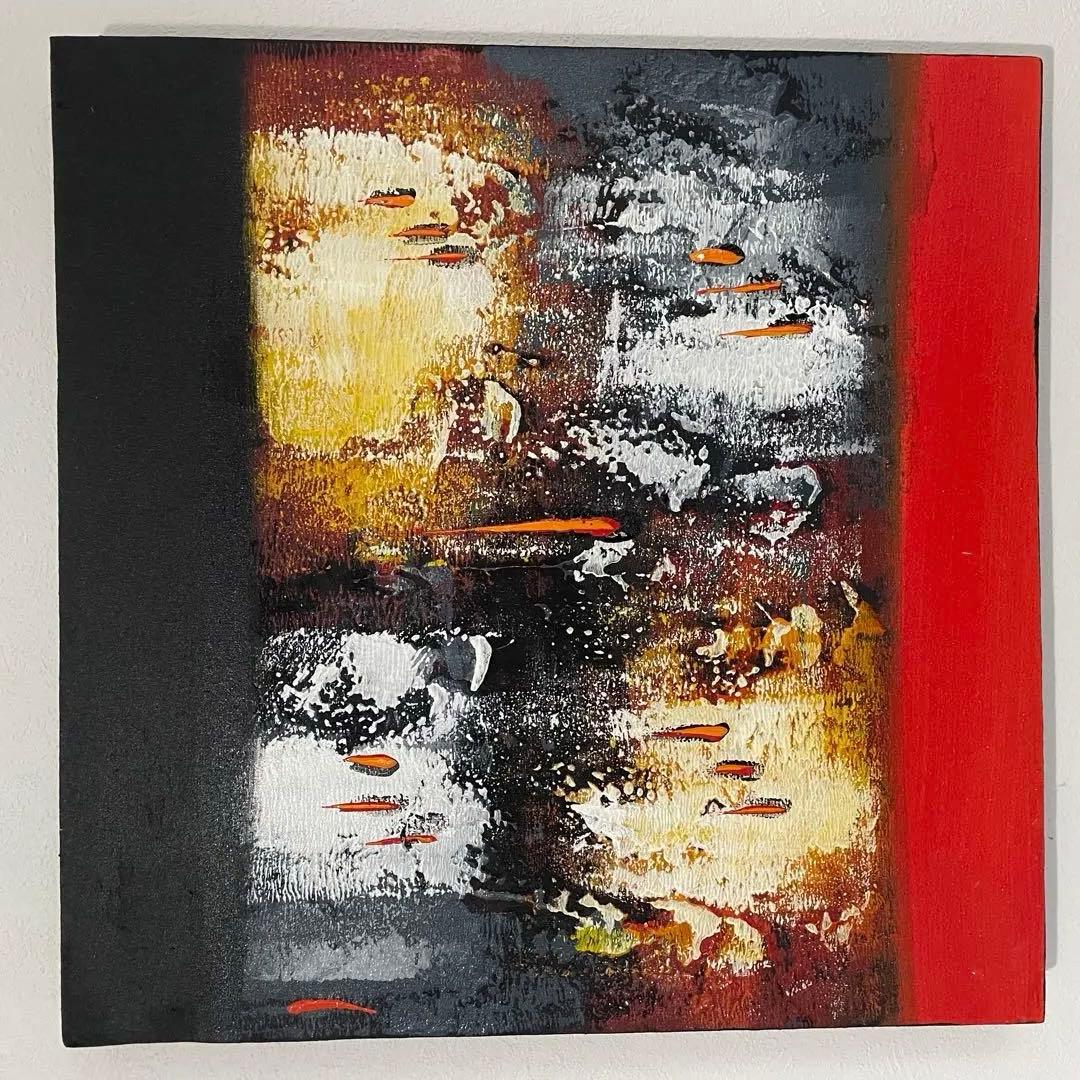 週末セール　モダンアート　インテリア　抽象画　油絵　アジアン　バリ　2枚