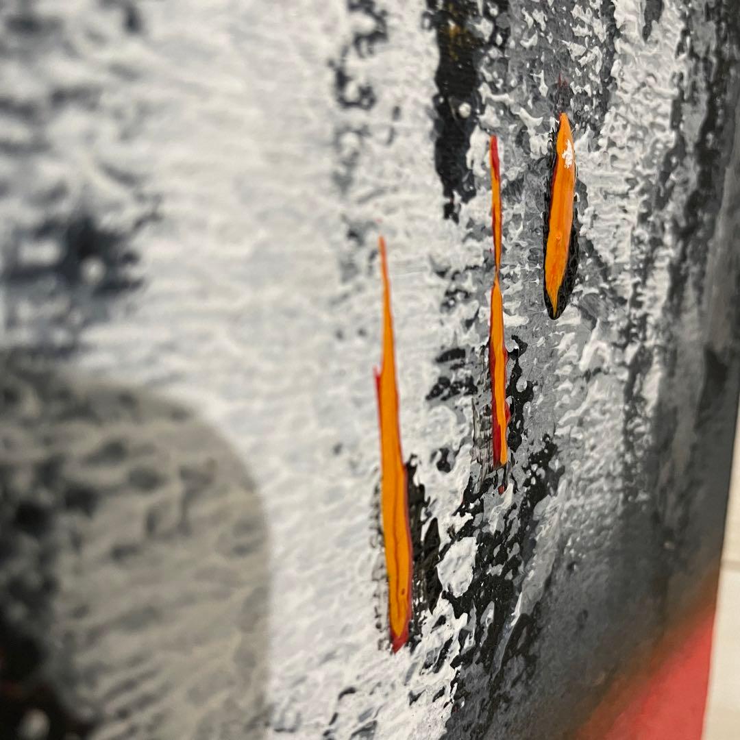 週末セール　モダンアート　インテリア　抽象画　油絵　アジアン　バリ　2枚