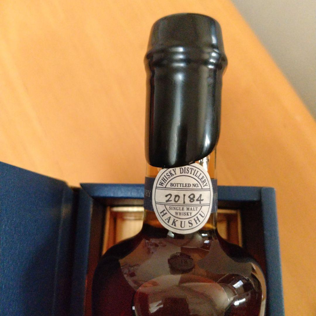 サントリーシングルモルトウイスキー白州蒸溜所樽出原酒15年貯蔵