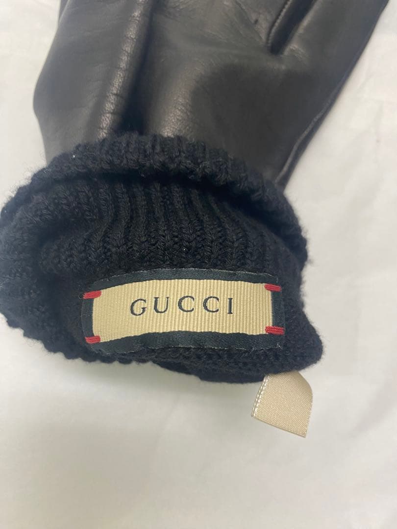 GUCCI グッチ グローブ ラムスキン ホースビット 手袋