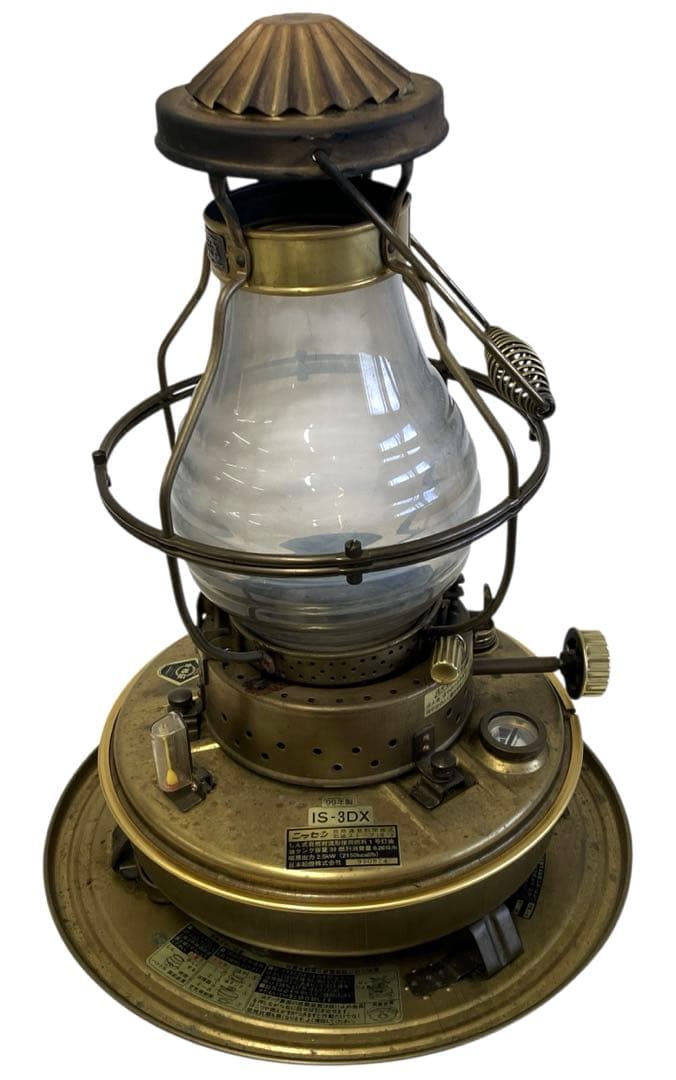 ニッセン（日本船燈）石油ストーブ フリージア IS-3DX レトロ 真鍮製