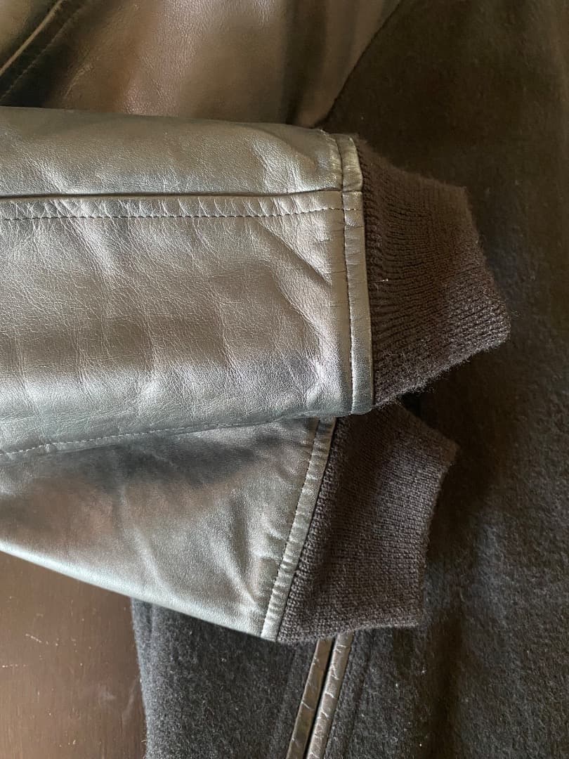 ESTNATION ×MARVY JAMOKE　牛革レザー スタジャン Sサイズ