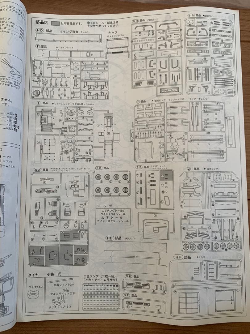 訳あり　大型デコトラ　大金星　プラモデル