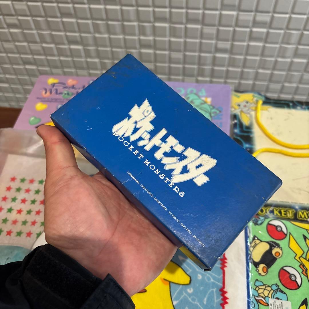 初代　ポケモングッズ　タオル　ハンカチ　ビーチバック　スプーン　黒板