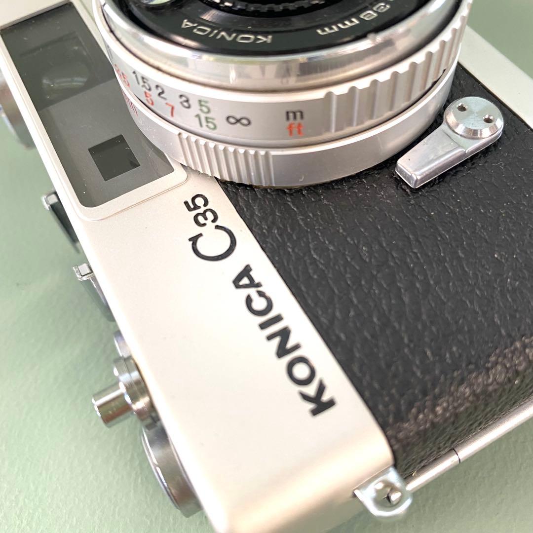 【作動保証1ヶ月】整備済、完動品/ コニカ Konica C35 初期型