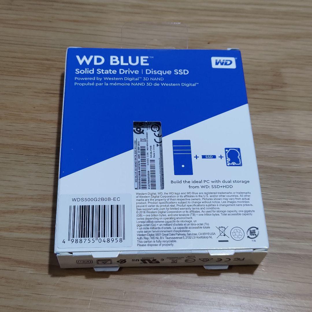 【新品未開封】WD BLUE 3D NAND SATA SSD M.2 2280