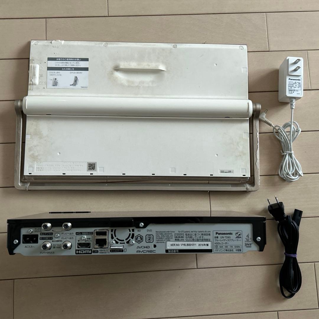 Panasonic UN TD6S ポータブルDVDプレーヤー モニター充電不可