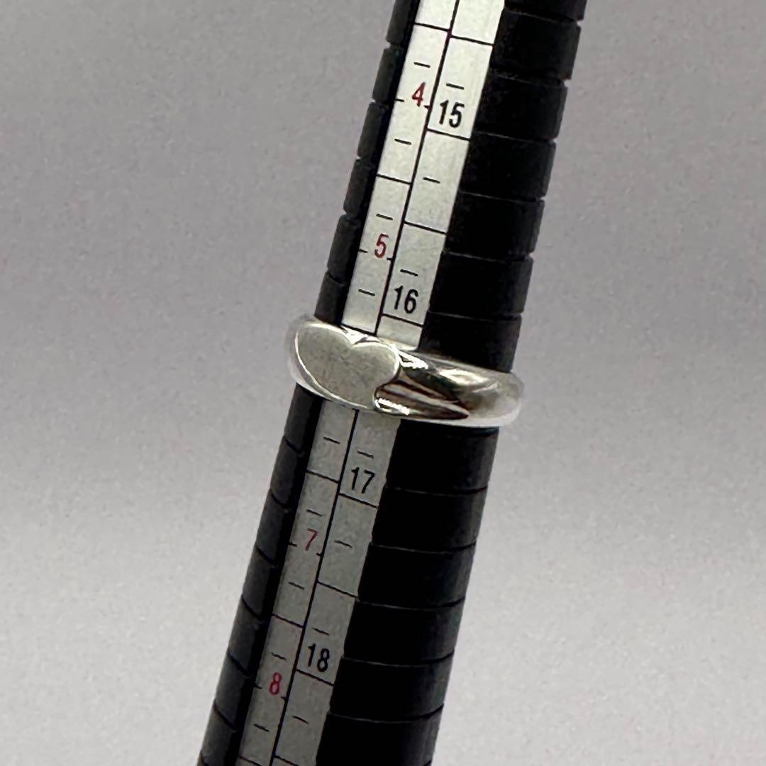 オールド ティファニー 925リング ハートモチーフ 約12号 シンプルデザイン