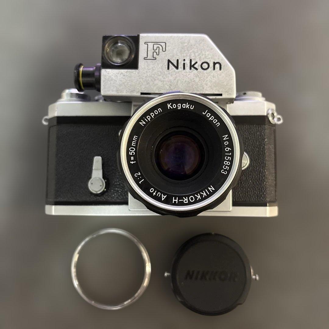 NikonF 一眼レフカメラ NIKKOR-H 50mm f2 ※オールドレンズ