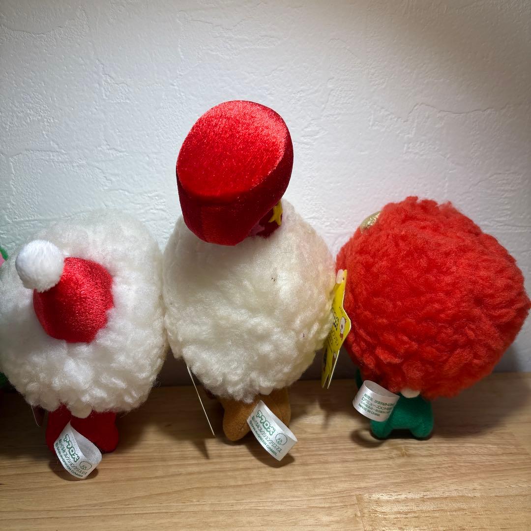 アフロ犬　ぬいぐるみ　クリスマスシリーズ