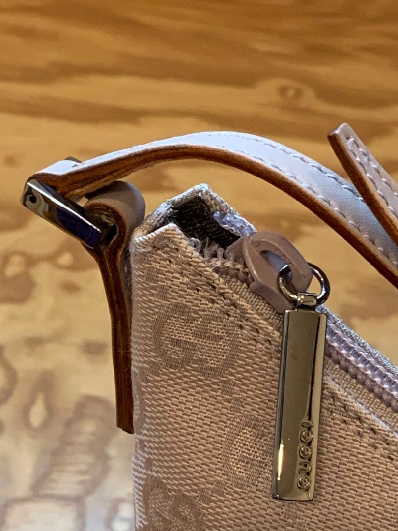 GUCCI GGパターン ピンク ハンドバッグ