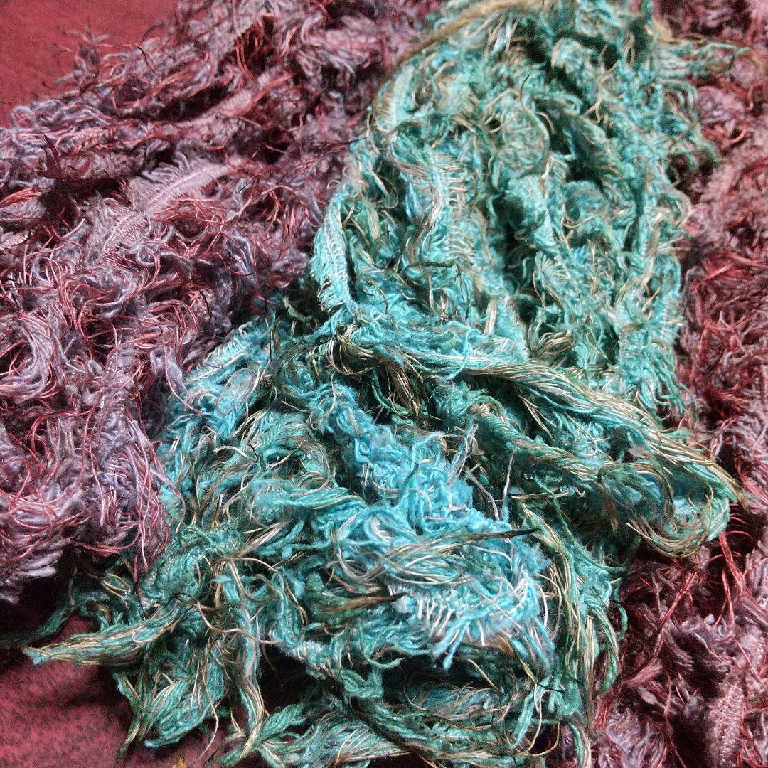 ジャンクジャーナルジ素材。変わり糸。Xmasセット。12/23迄。