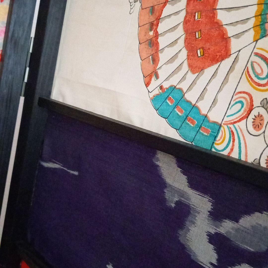 【いいね！不要】ハンドメイド　リメイク　　大正ロマン　衝立　パーティション　屏風