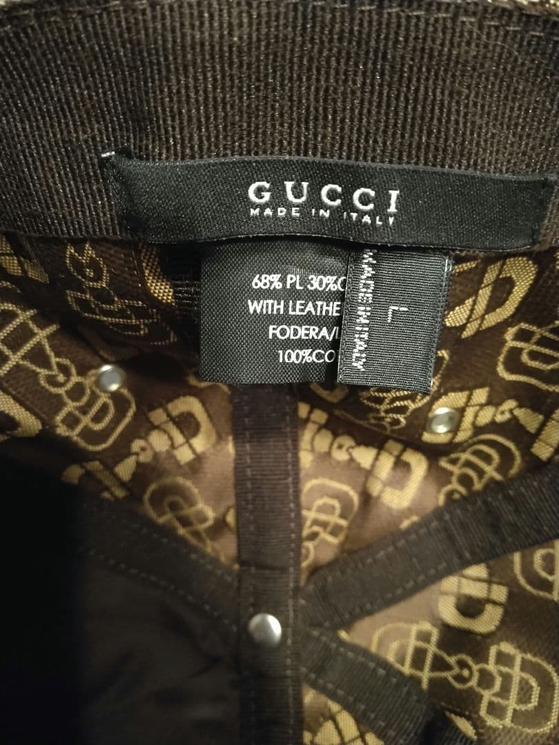 最終値下げ★美品 GUCCI ホースビット柄 ベースボールキャップ