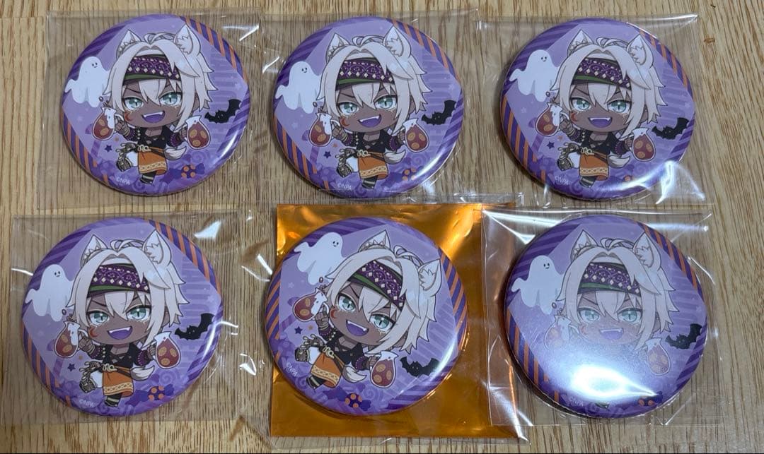 アル コンパスカフェ ハロウィン 缶バッジ