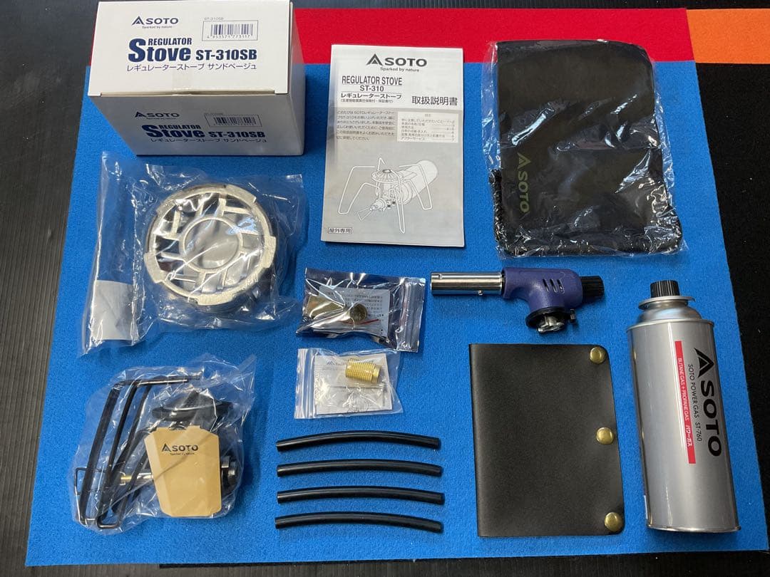 SOTOレギュレーターストーブST-310SBカラー装備品付き新品未使用未点火品