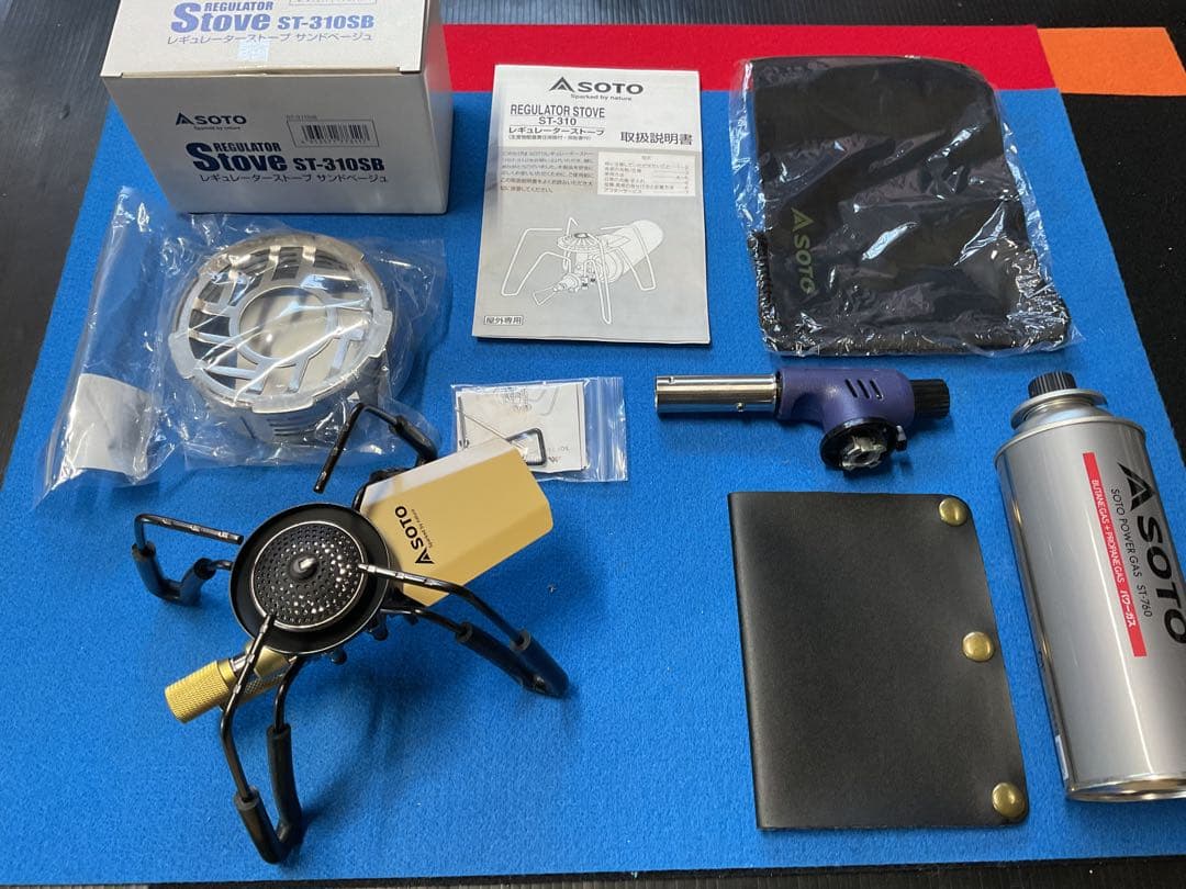 SOTOレギュレーターストーブST-310SBカラー装備品付き新品未使用未点火品