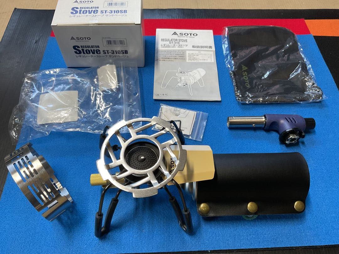 SOTOレギュレーターストーブST-310SBカラー装備品付き新品未使用未点火品