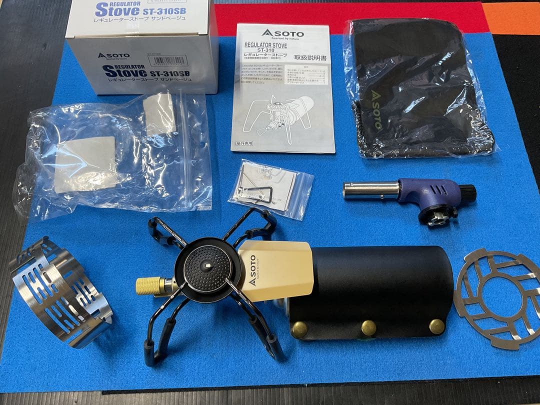SOTOレギュレーターストーブST-310SBカラー装備品付き新品未使用未点火品